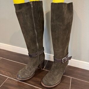 Freebird Holland Olive Suede Leather Boots 7